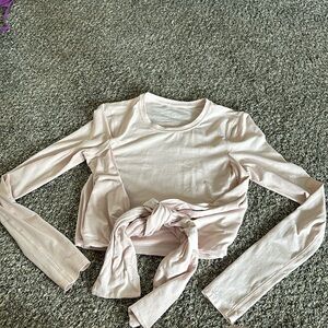 Lululemon tie front long sleeve